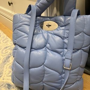 new Mulberry softie tote cornflower leather